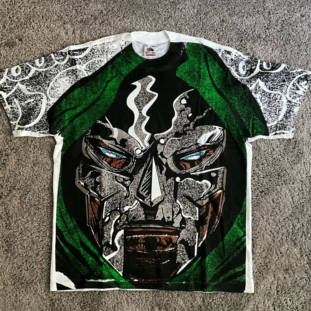 Von Doomery Graphic Face Print T-Shirt